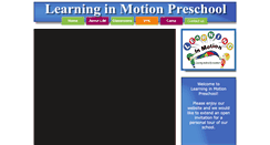 Desktop Screenshot of learninginmotionschool.com