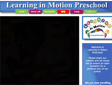 Tablet Screenshot of learninginmotionschool.com